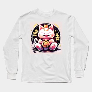 Coin Lucky Fairy Cat Long Sleeve T-Shirt